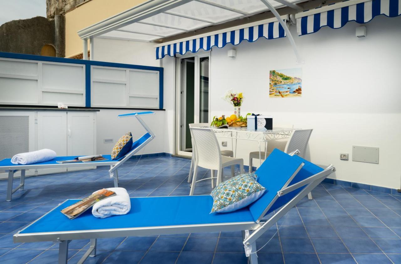 Grecale - Amazing Apartment With Patio And Sea View Maiori Ngoại thất bức ảnh