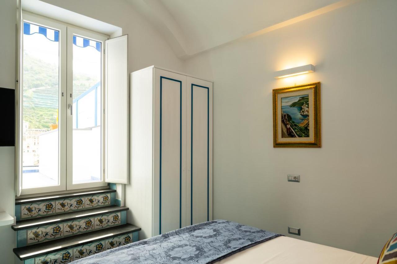 Grecale - Amazing Apartment With Patio And Sea View Maiori Ngoại thất bức ảnh